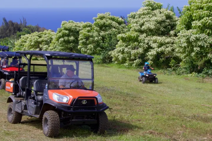 ATVs by the ocean